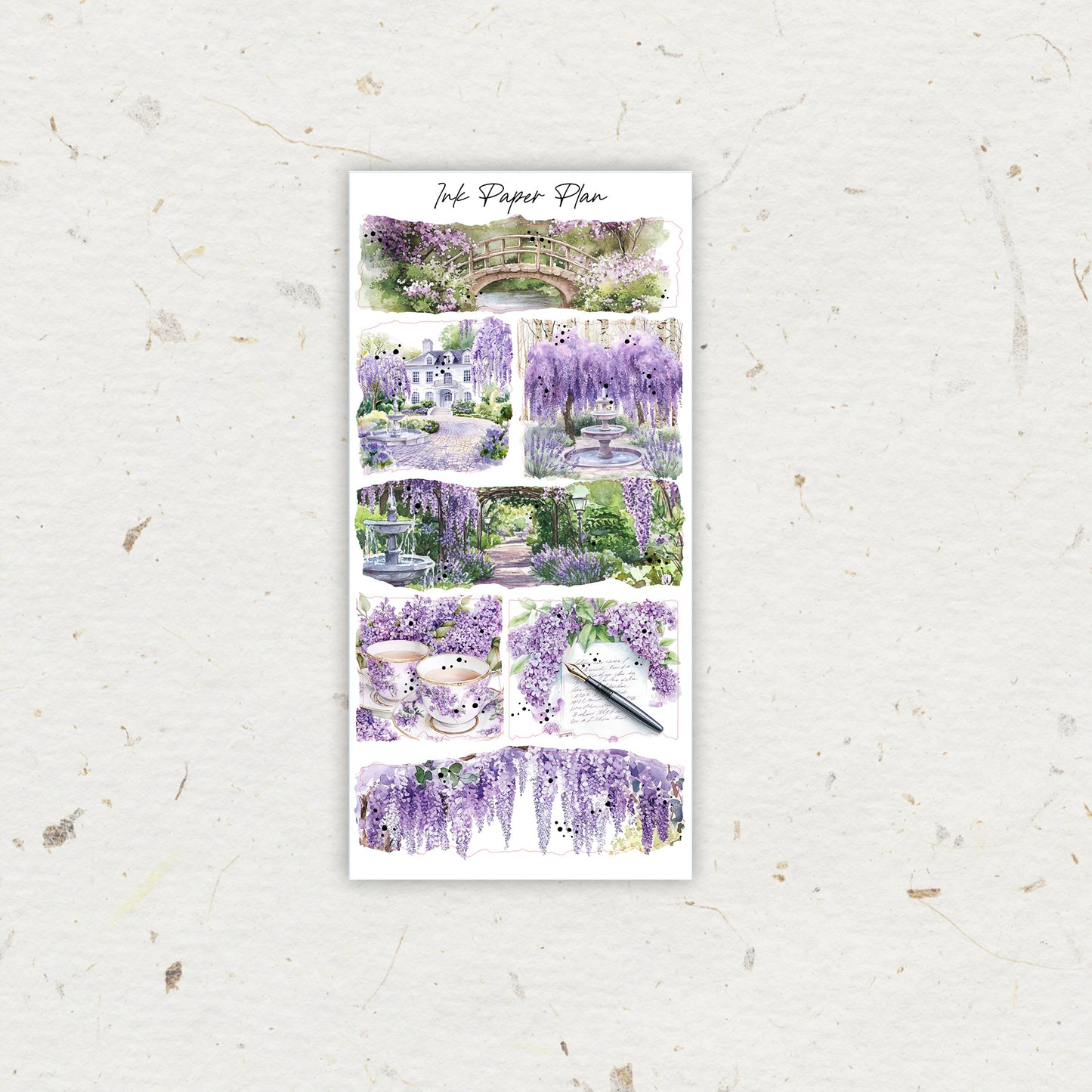 Wisteria | Journaling Collection | Single Sheets