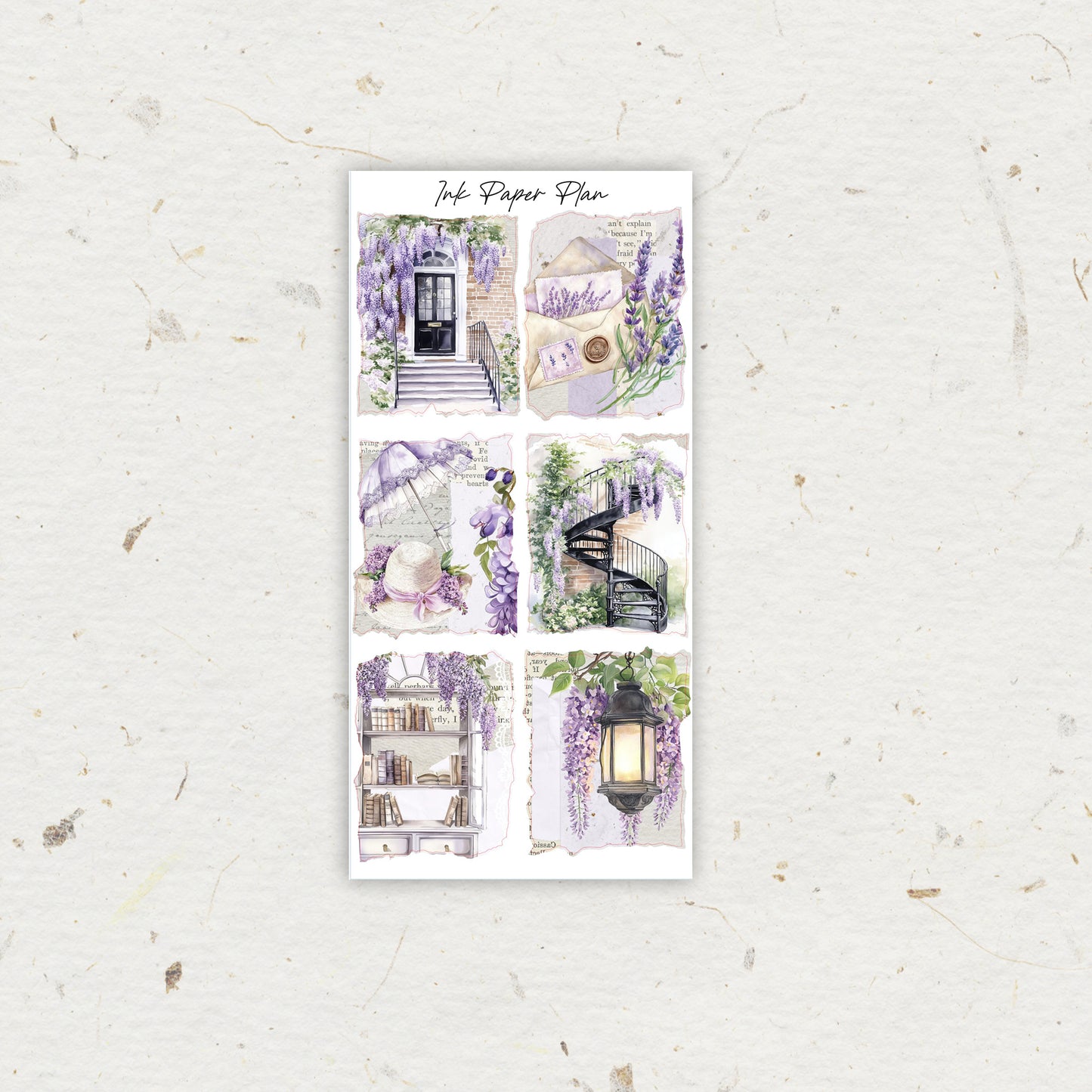 Wisteria | Journaling Collection | Single Sheets