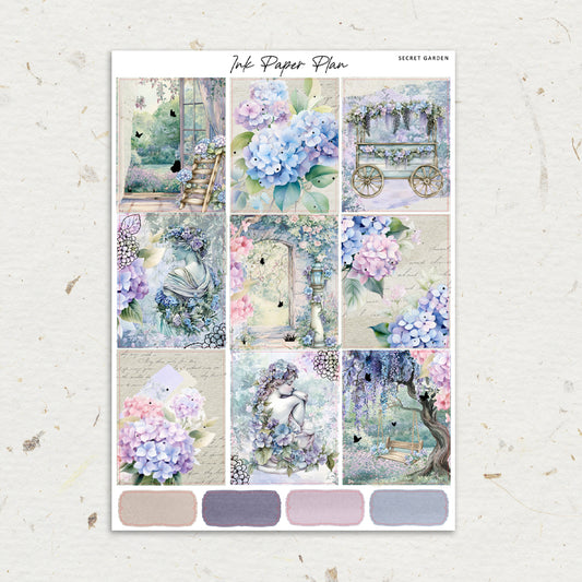 Secret Garden | Weekly Kit | Rose Gold, Silver Foil, or Gold