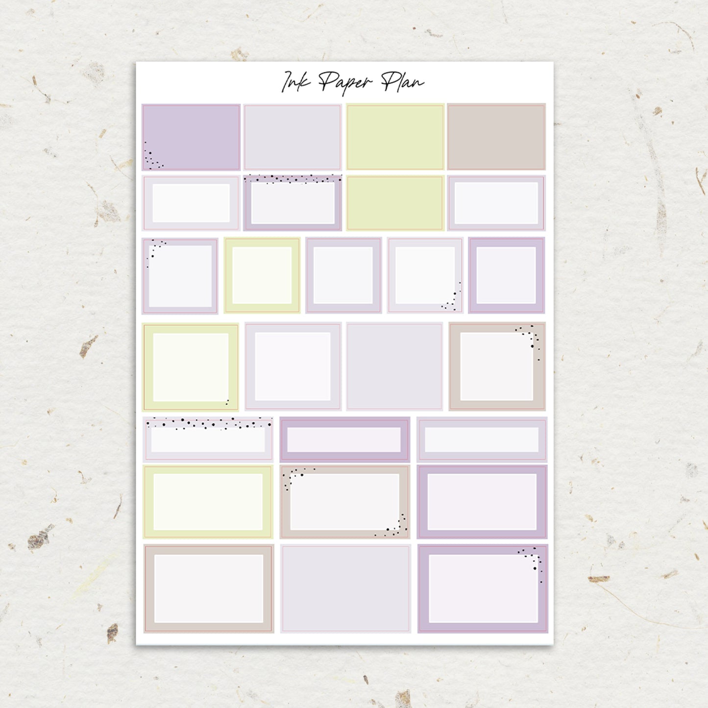 Wisteria | Weekly Kit | Rose Gold, Silver Foil, or Gold