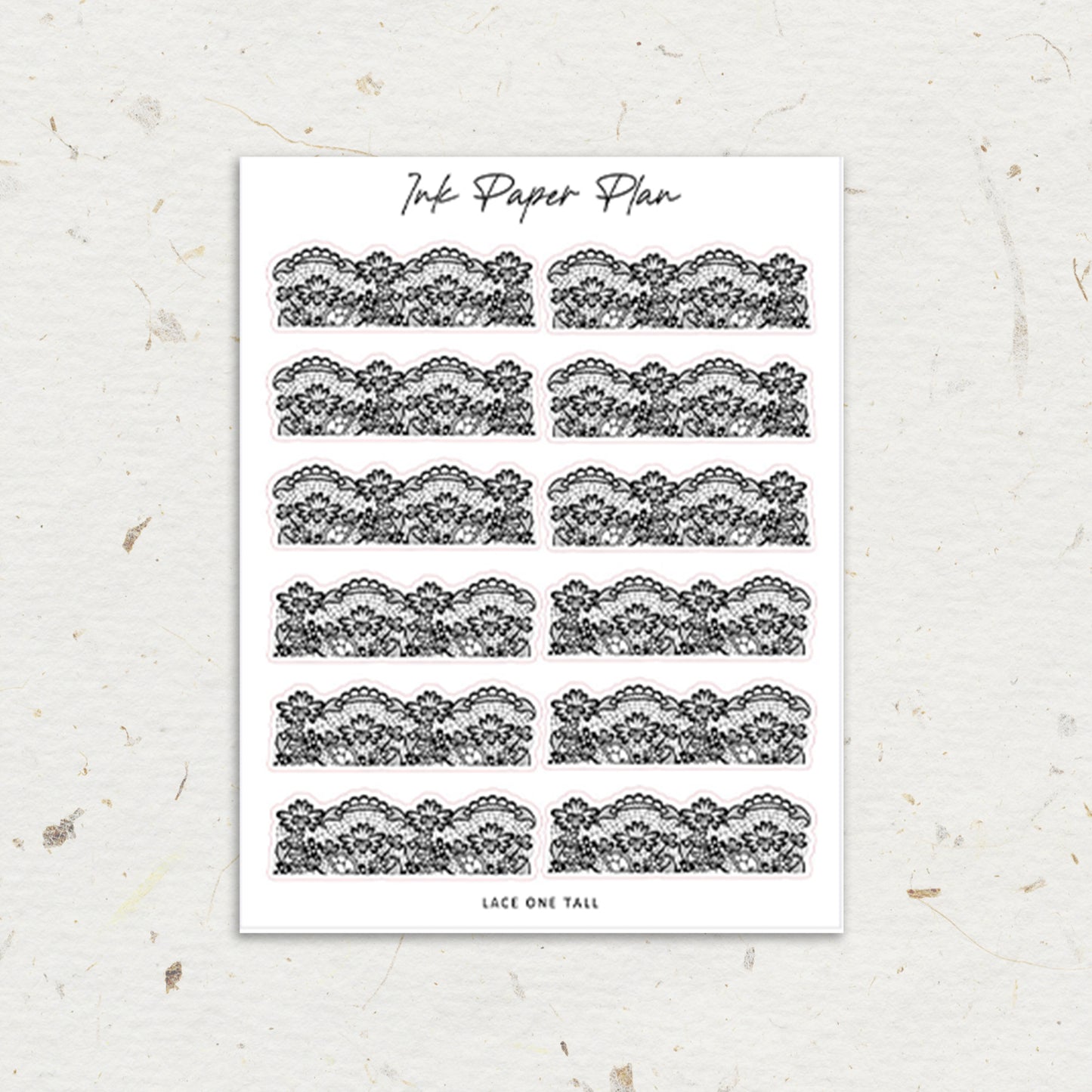 Lace One Tall | Foiled Header