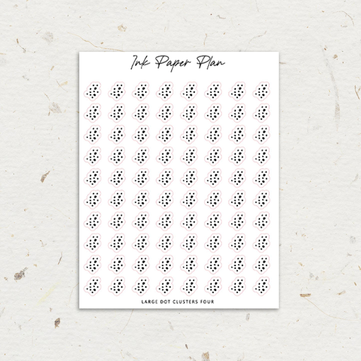 Large Dot Four | Foiled Clusters