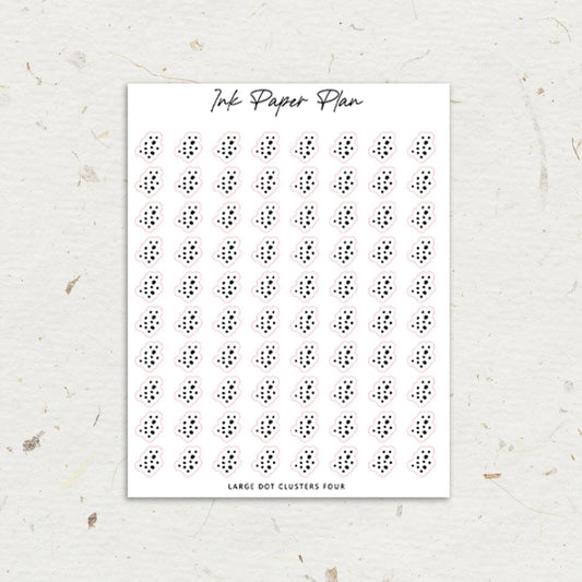 Large Dot Four | Foiled Clusters