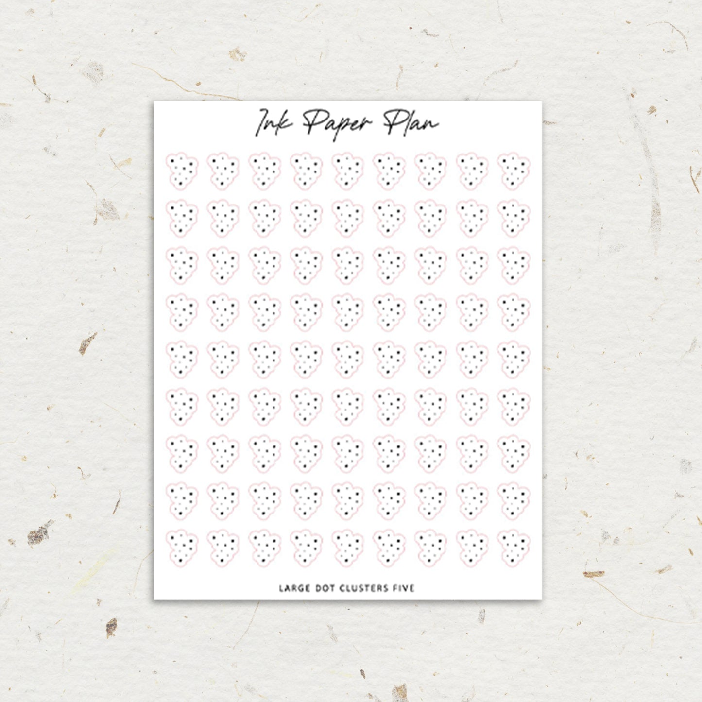 Large Dot Five | Foiled Clusters