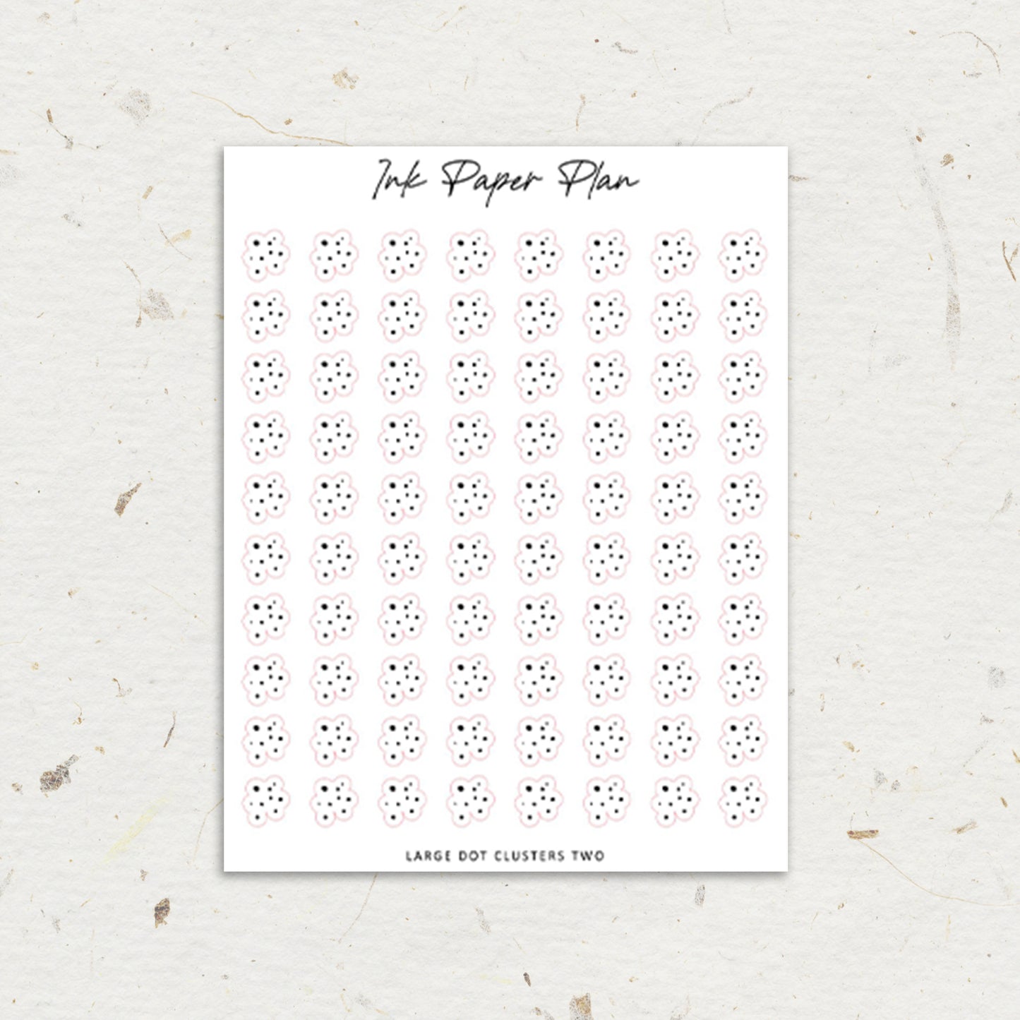 Large Dot Two | Foiled Clusters