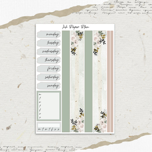 Sage | Weekly Kit | Rose Gold, Silver Foil, or Gold