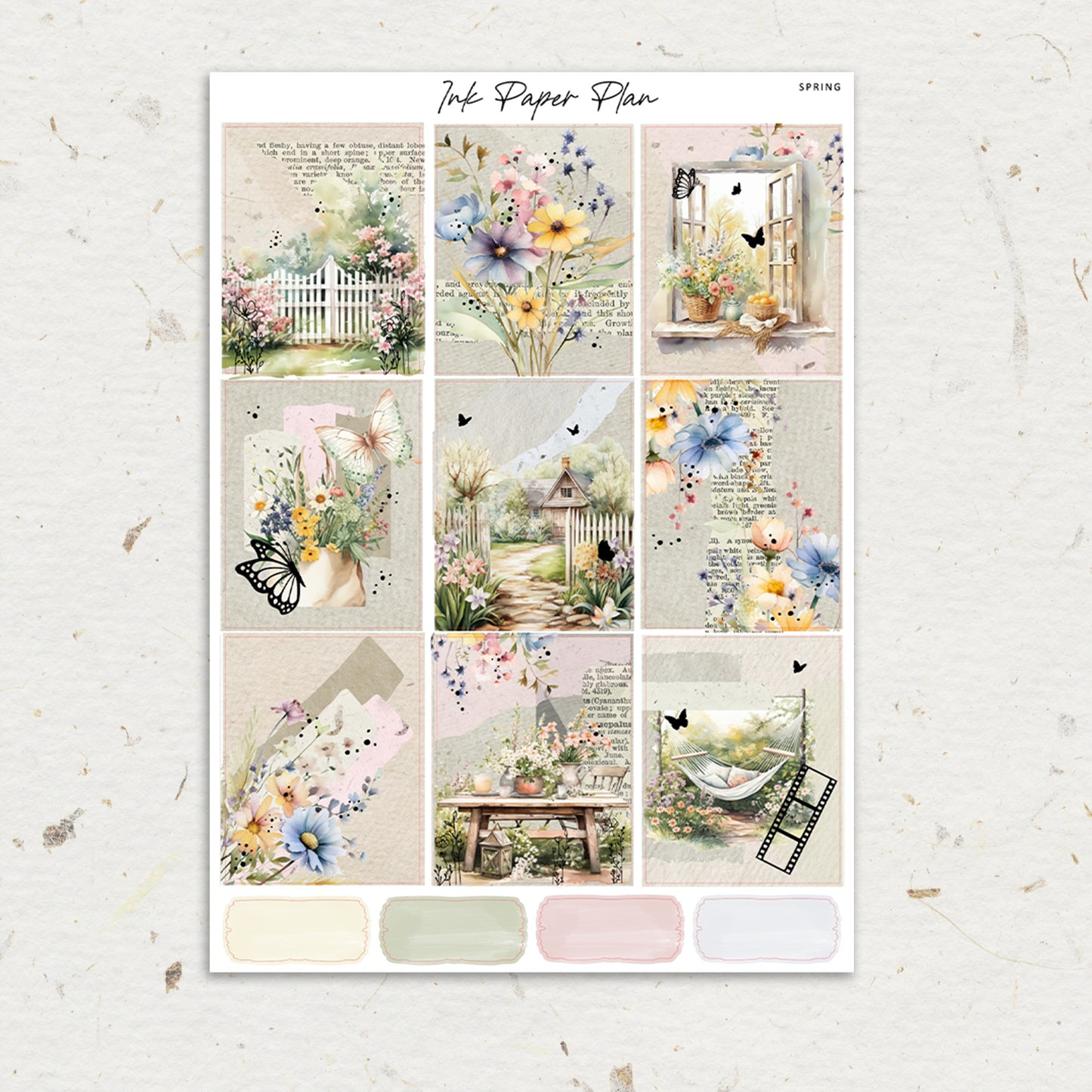 Spring | Weekly Kit | Rose Gold, Silver Foil, or Gold