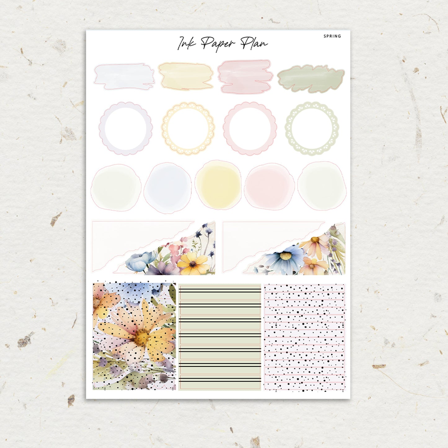 Spring | Weekly Kit | Rose Gold, Silver Foil, or Gold