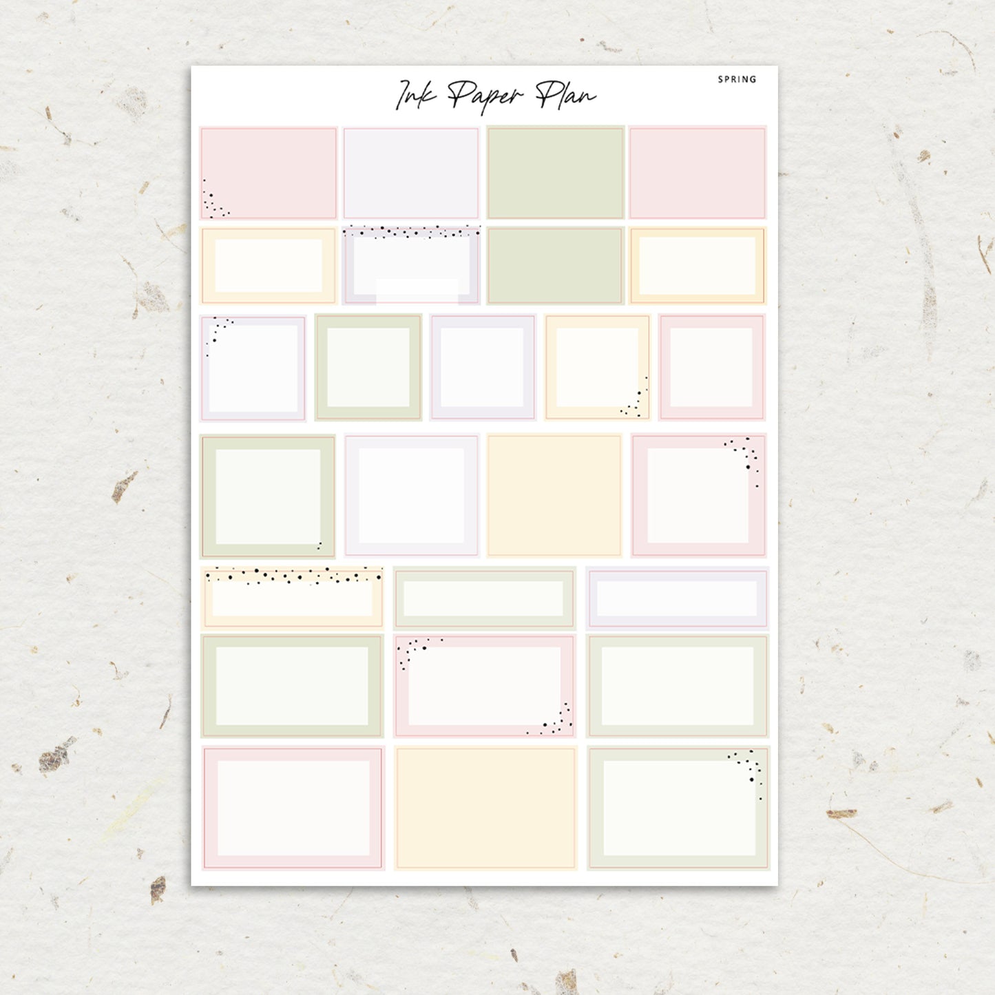 Spring | Weekly Kit | Rose Gold, Silver Foil, or Gold