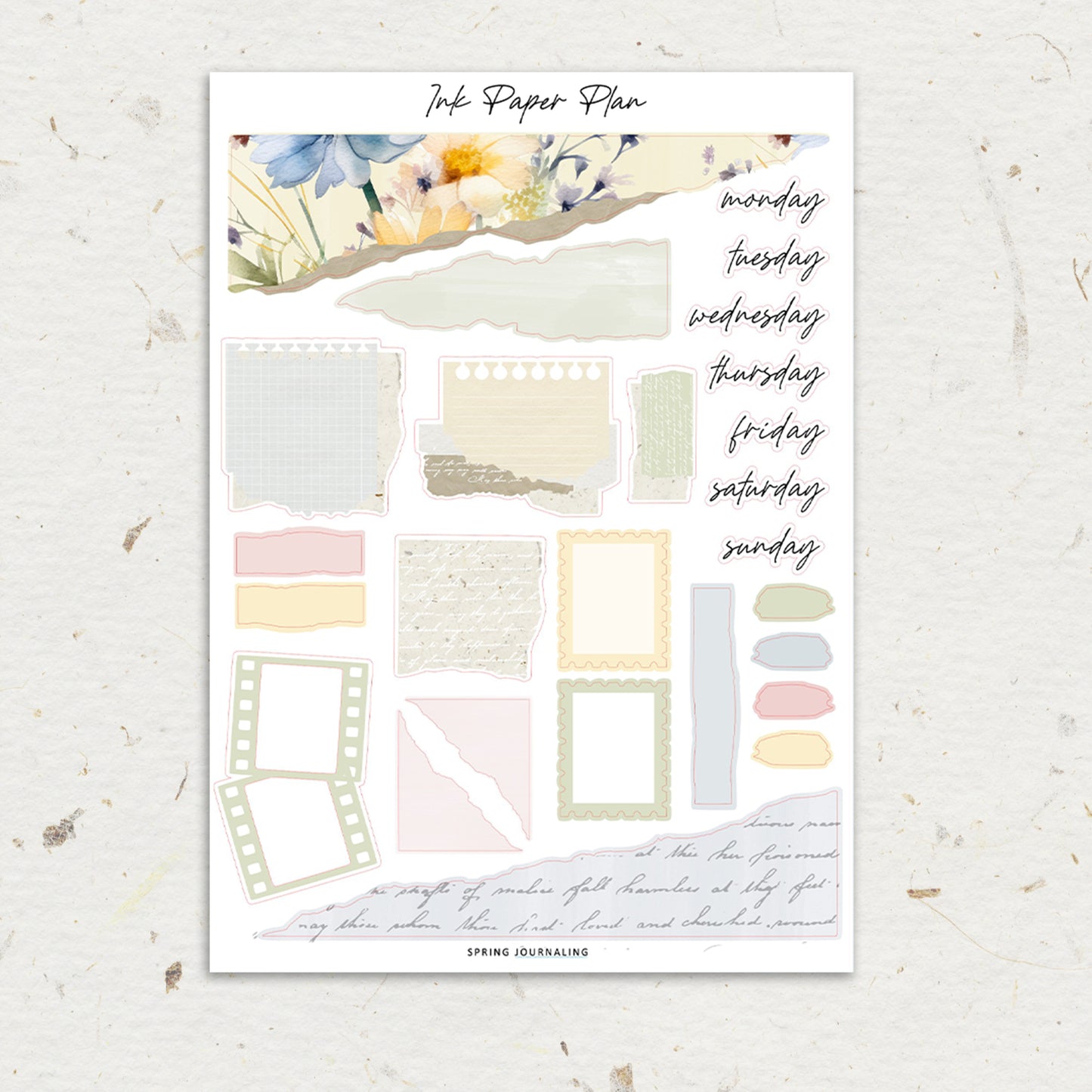 Spring | Journaling Sheet