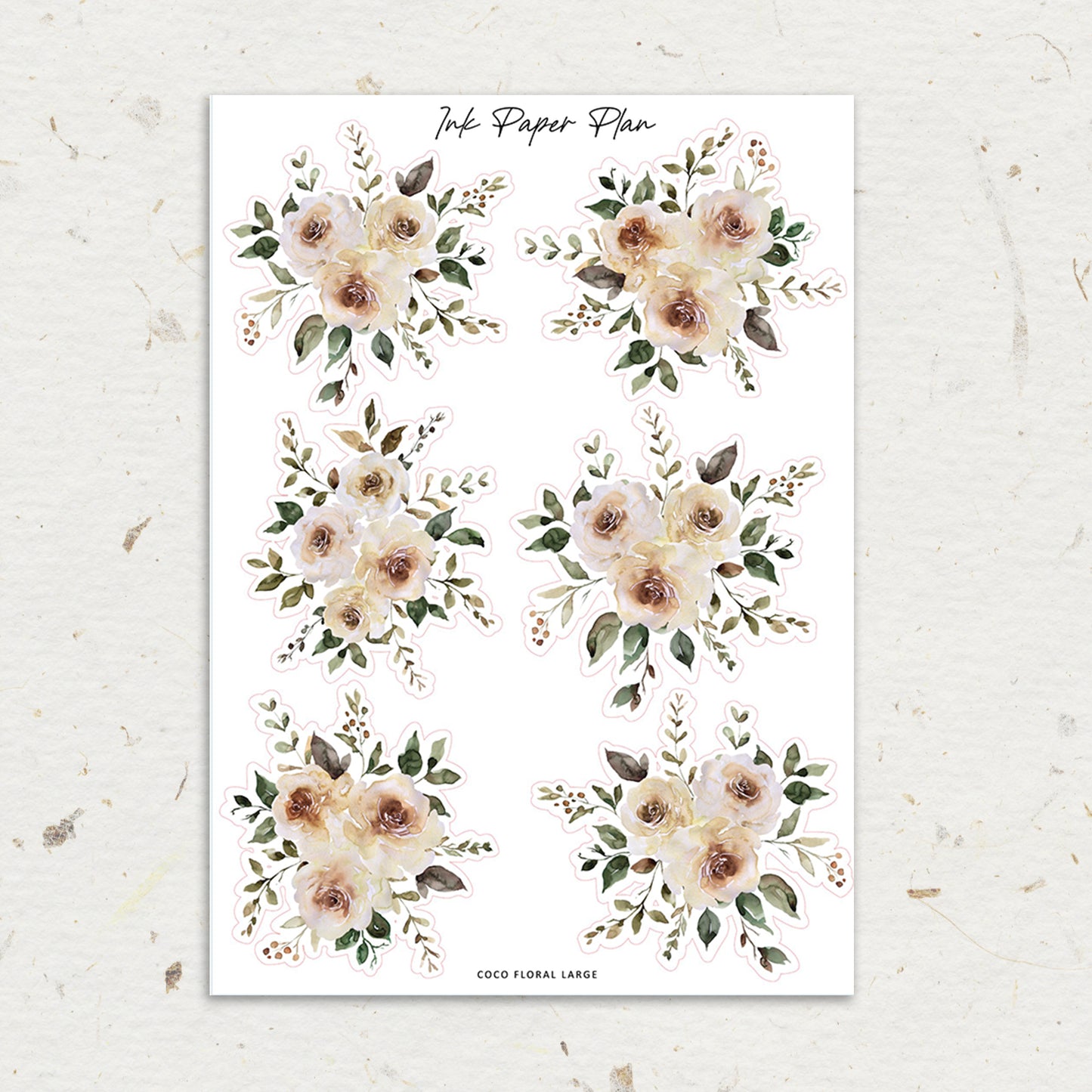 Coco | XL Floral Deco Sheet