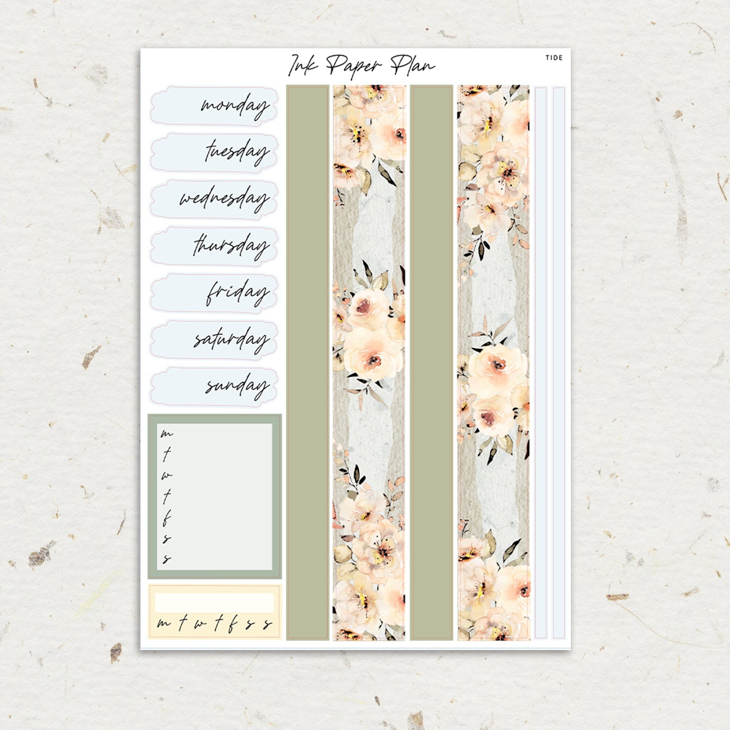 Tide | Weekly Kit | Rose Gold, Silver Foil, or Gold