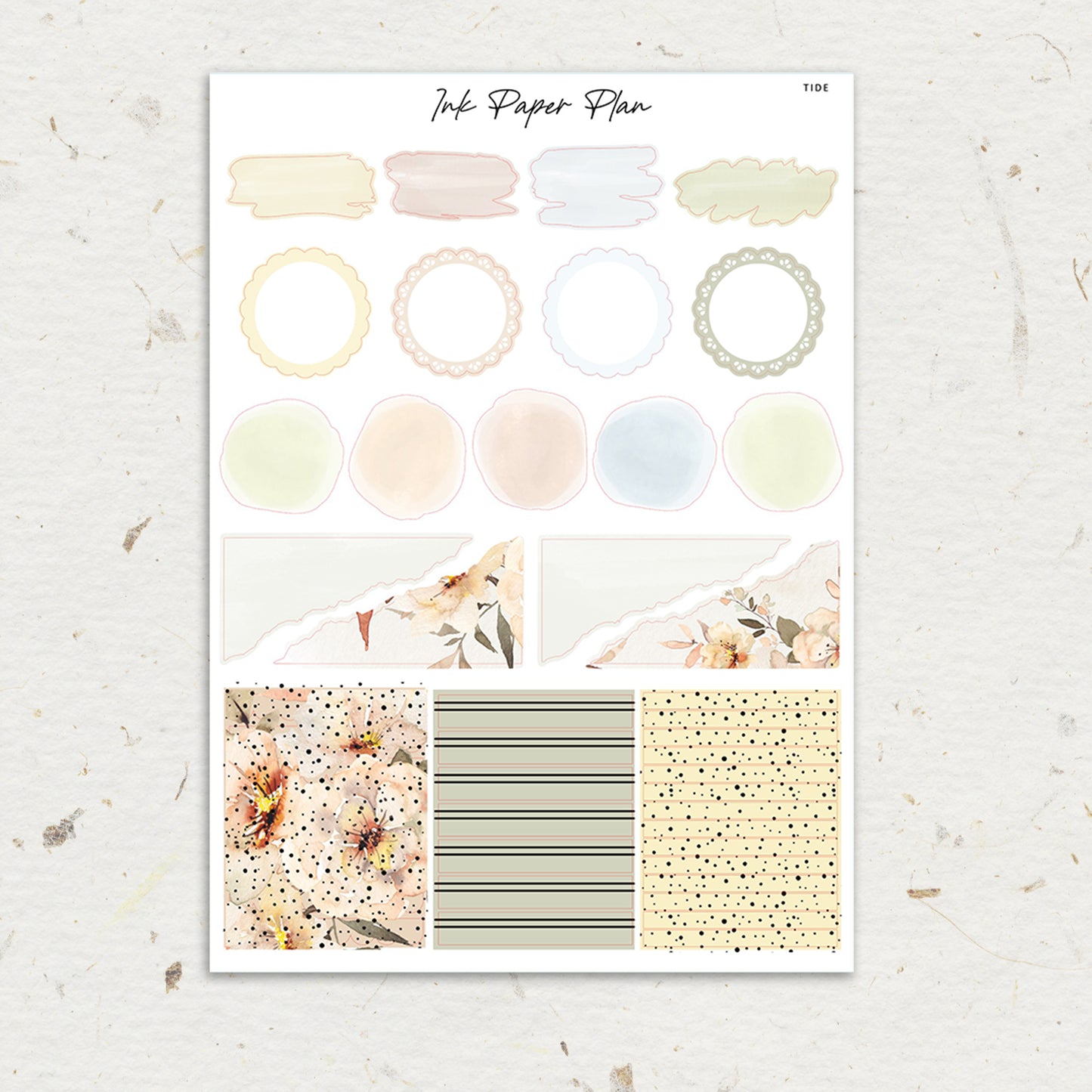 Tide | Weekly Kit | Rose Gold, Silver Foil, or Gold