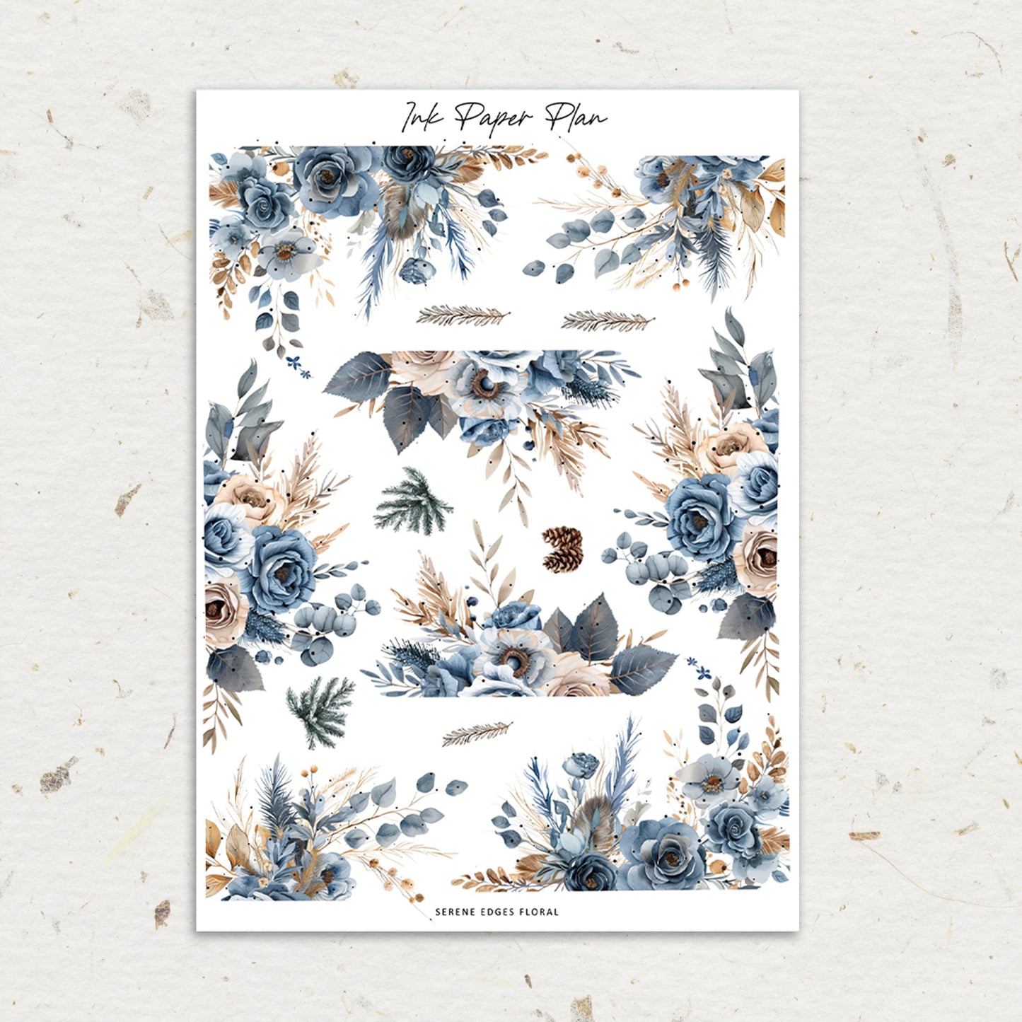 Serene | Floral Edges