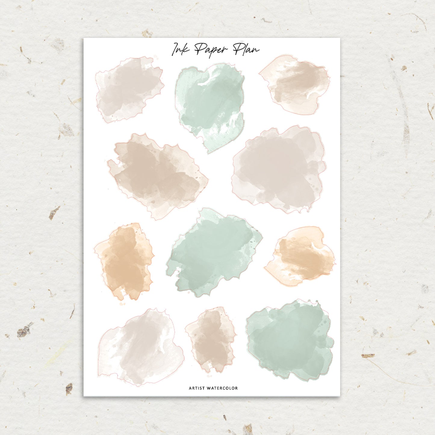 Artist | Watercolor Spot Sheet