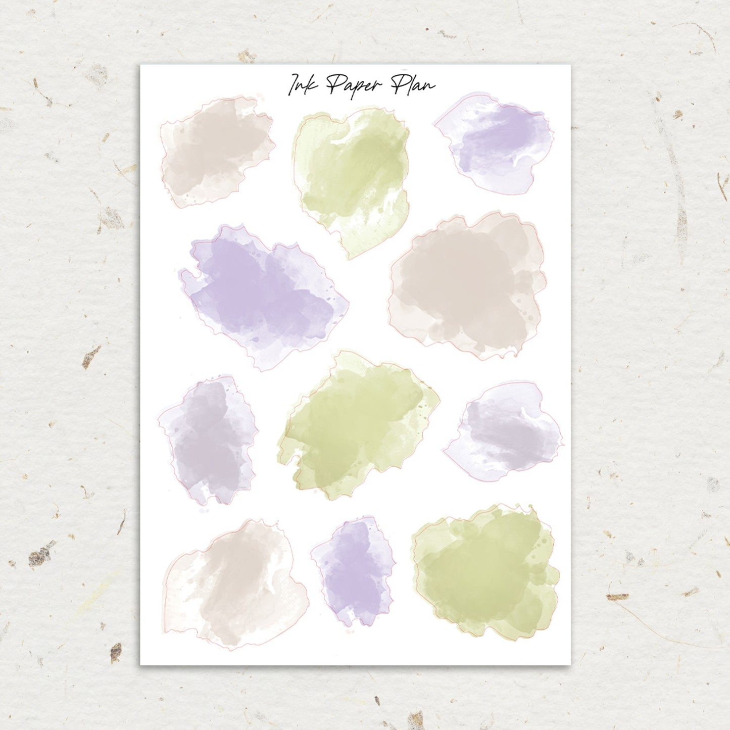Wisteria | Watercolor Spot Sheet