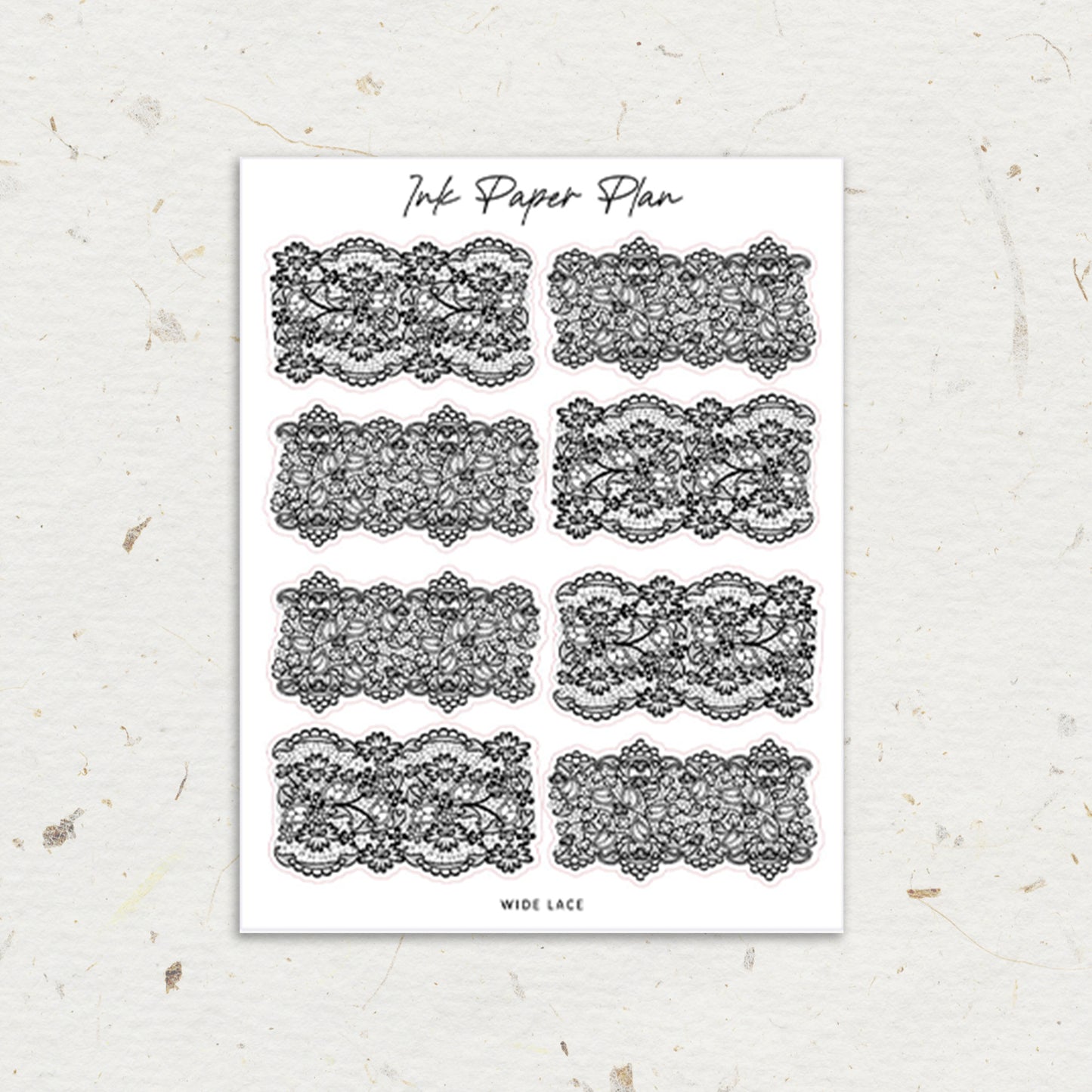 Lace wide | Foiled Header