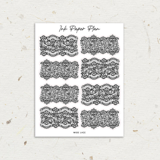 Lace wide | Foiled Header