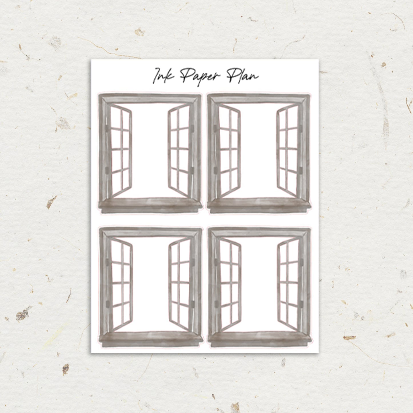 Wood | Watercolor Window