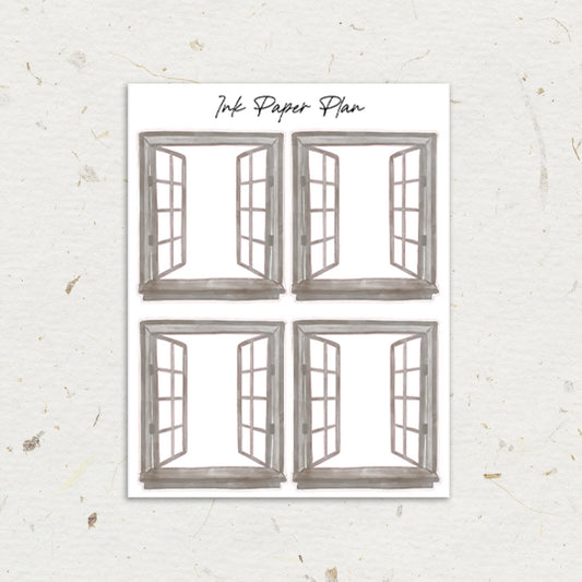 Wood | Watercolor Window