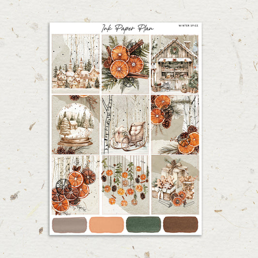 Winter Spice | Weekly Kit | Rose Gold, Silver Foil, or Gold