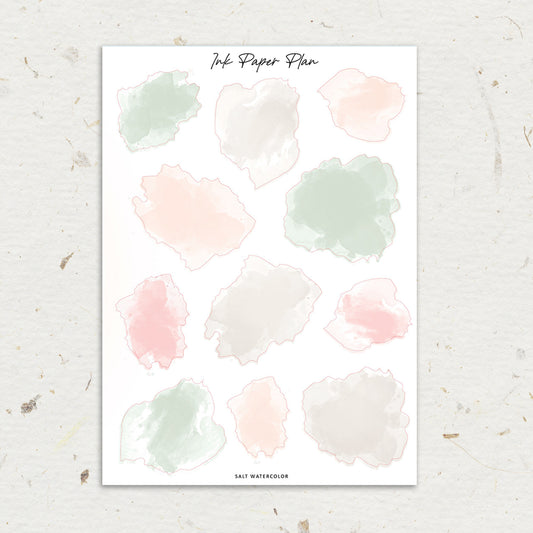 Salt | Watercolor Spot Sheet