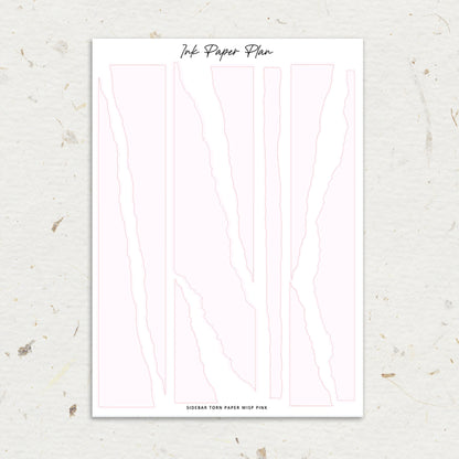 Sidebar Torn Paper | Solid Pastel