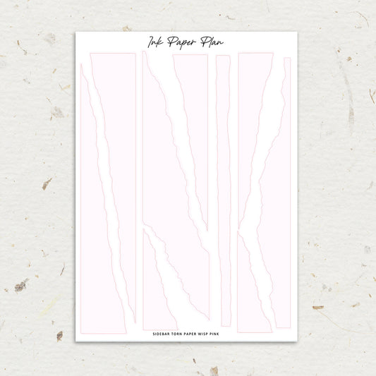 Sidebar Torn Paper | Solid Pastel