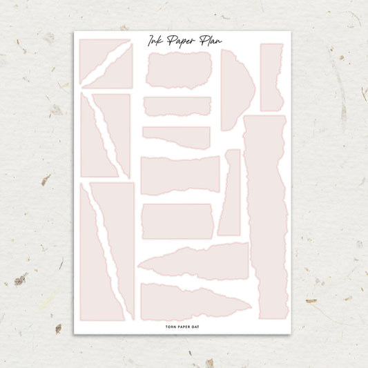 Torn Paper | Solid Neutral