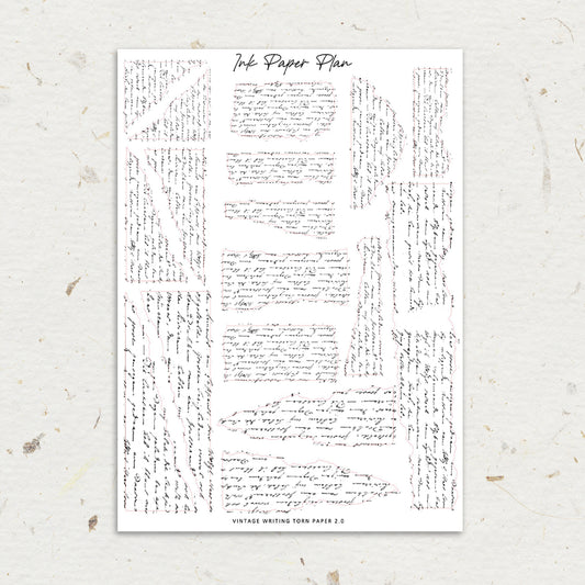 Torn Paper Writting 2.0 | Foiled Overlay