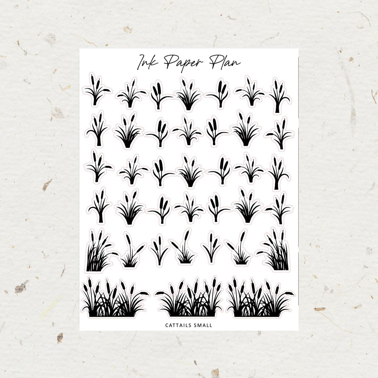 Cattails Small | Foiled Deco