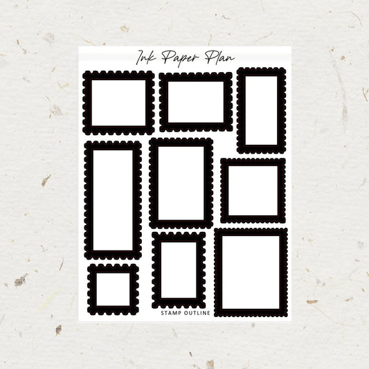 Stamp Outline | Foiled Deco