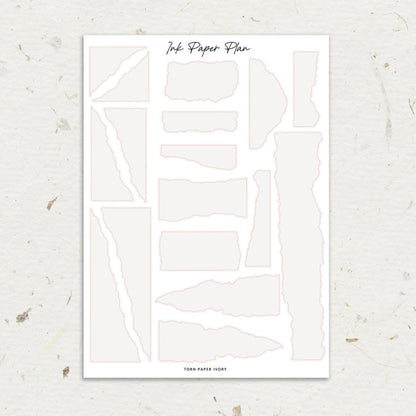 Torn Paper | Solid Neutral