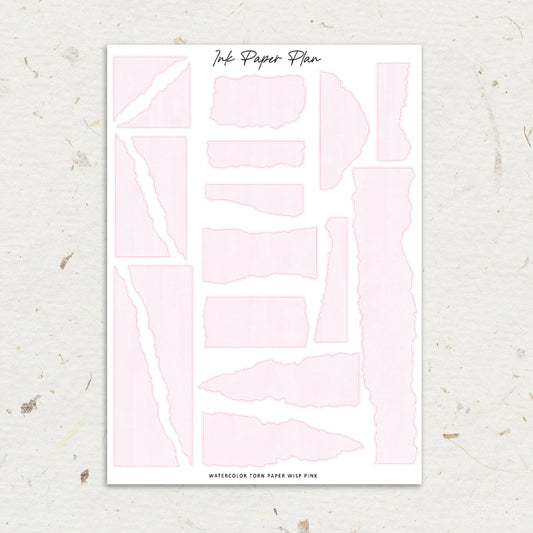 Torn Paper | Watercolor Pastel