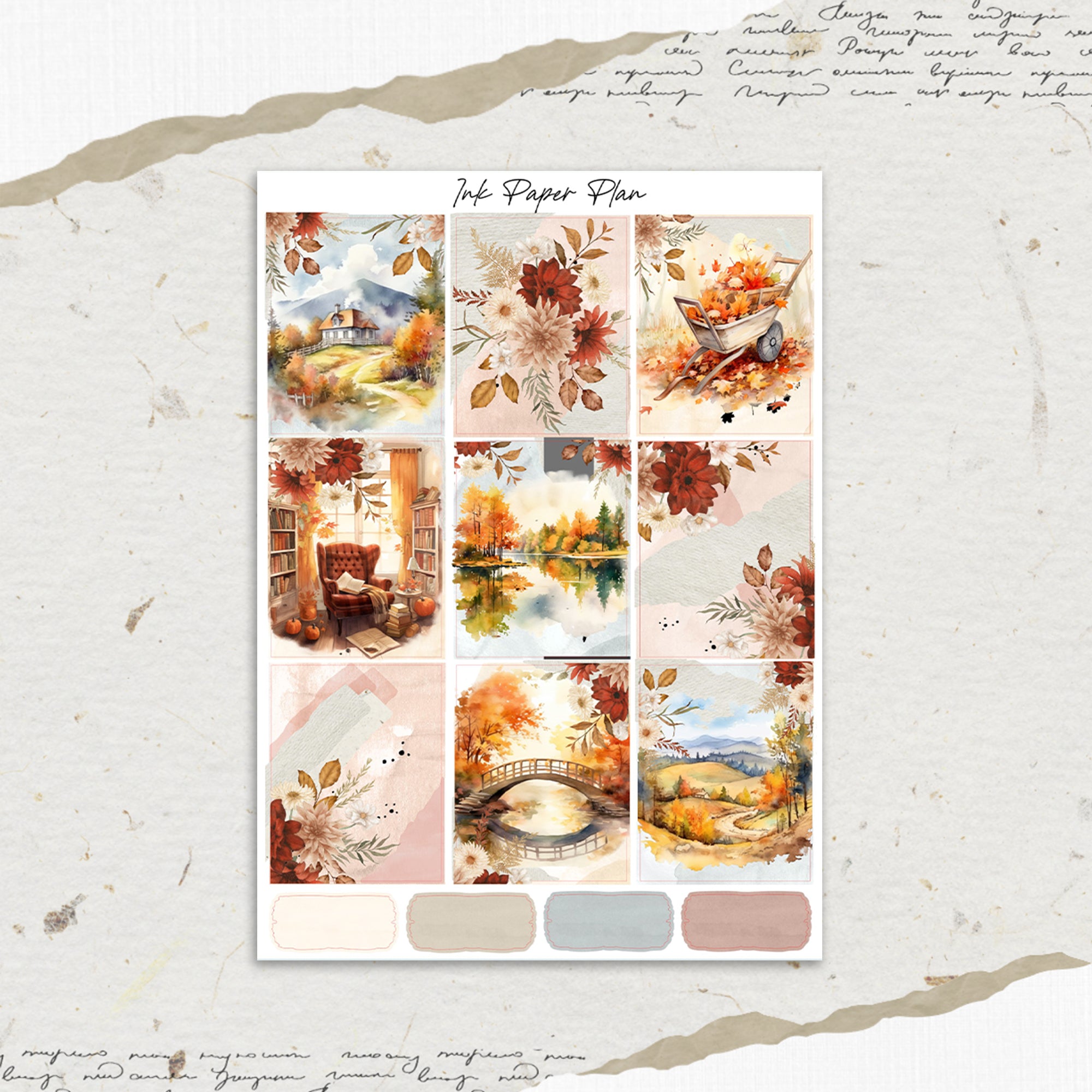 Abundant | Weekly Kit | Rose Gold, Silver Foil, or Gold – Ink Paper Plan