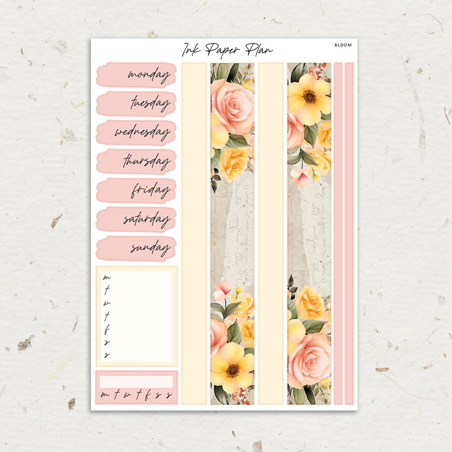 Bloom | Weekly Kit | Rose Gold, Silver Foil, or Gold