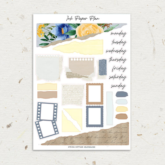 Spring Cottage | Journaling Sheet