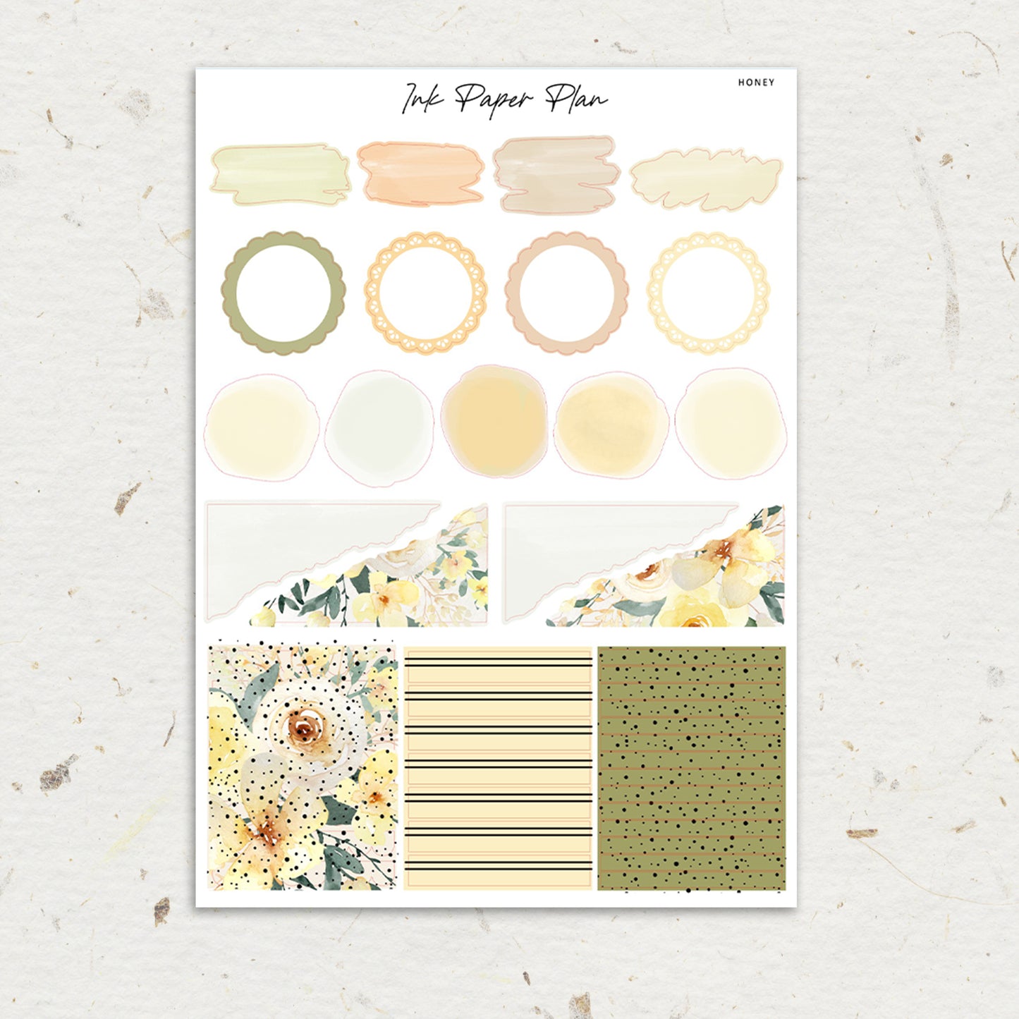 Honey | Weekly Kit | Rose Gold, Silver Foil, or Gold