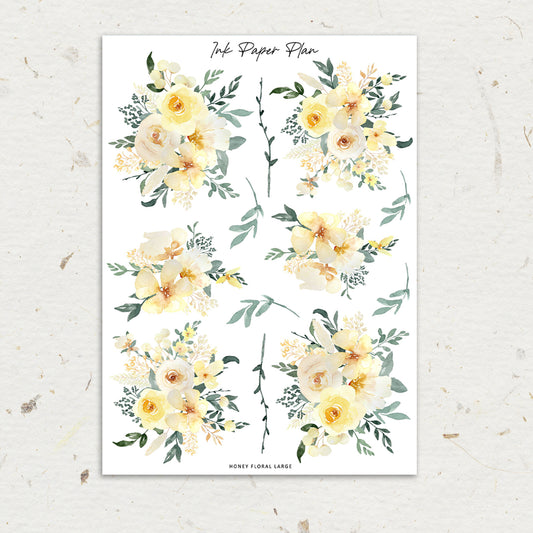 Honey | XL Floral Deco Sheet