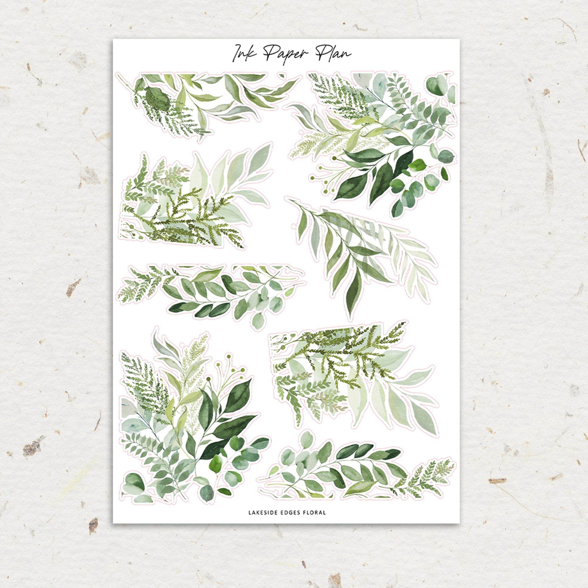 Lakeside | Floral Edges – Ink Paper Plan