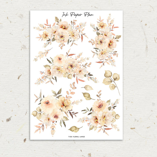 Tide | XL Floral Deco Sheet