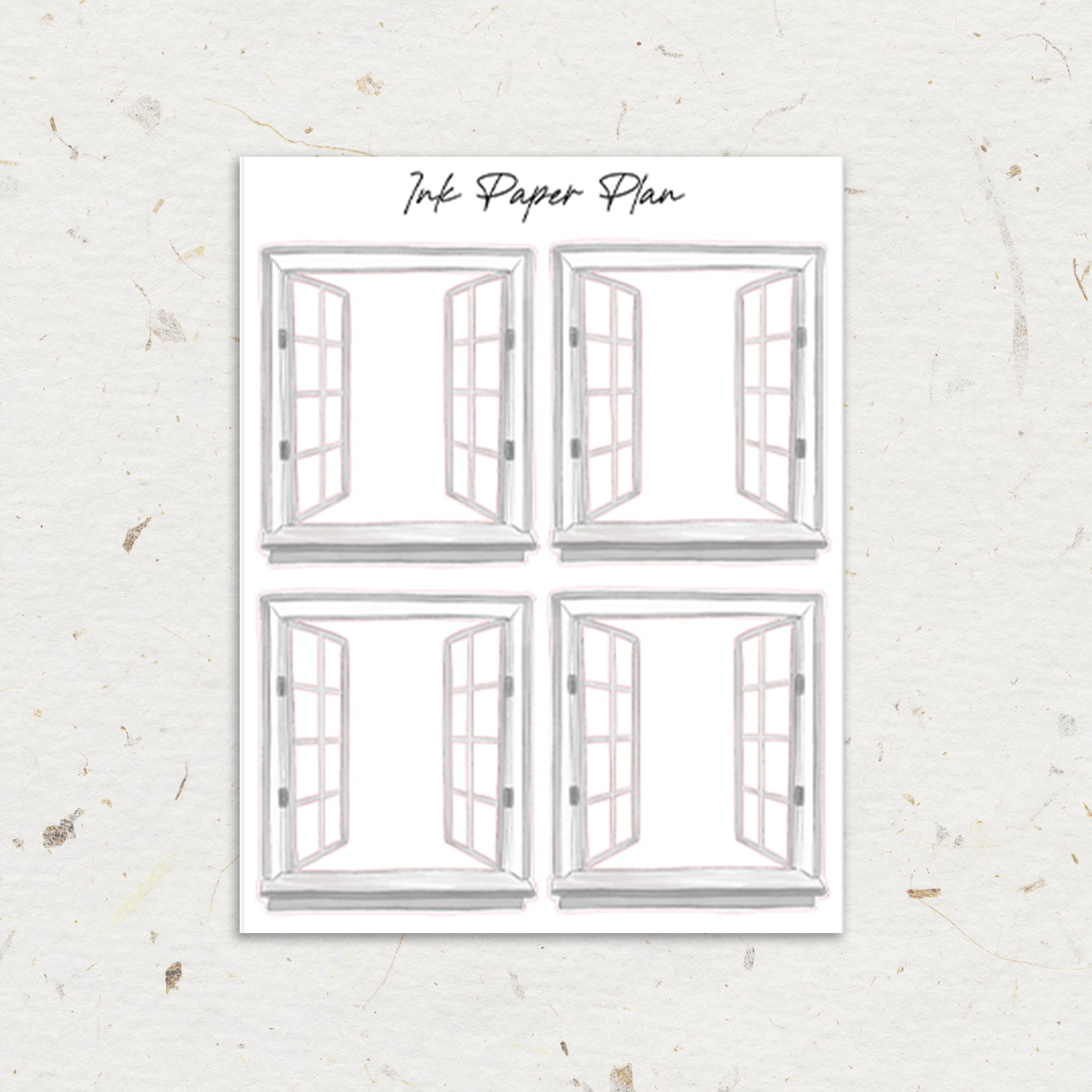 Light | Watercolor Window – Ink Paper Plan